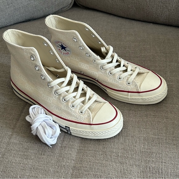 Kith x Converse Cream High-Tops - Picture 11 of 14